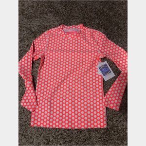 Crewcuts Polka Dot rashguard swim top